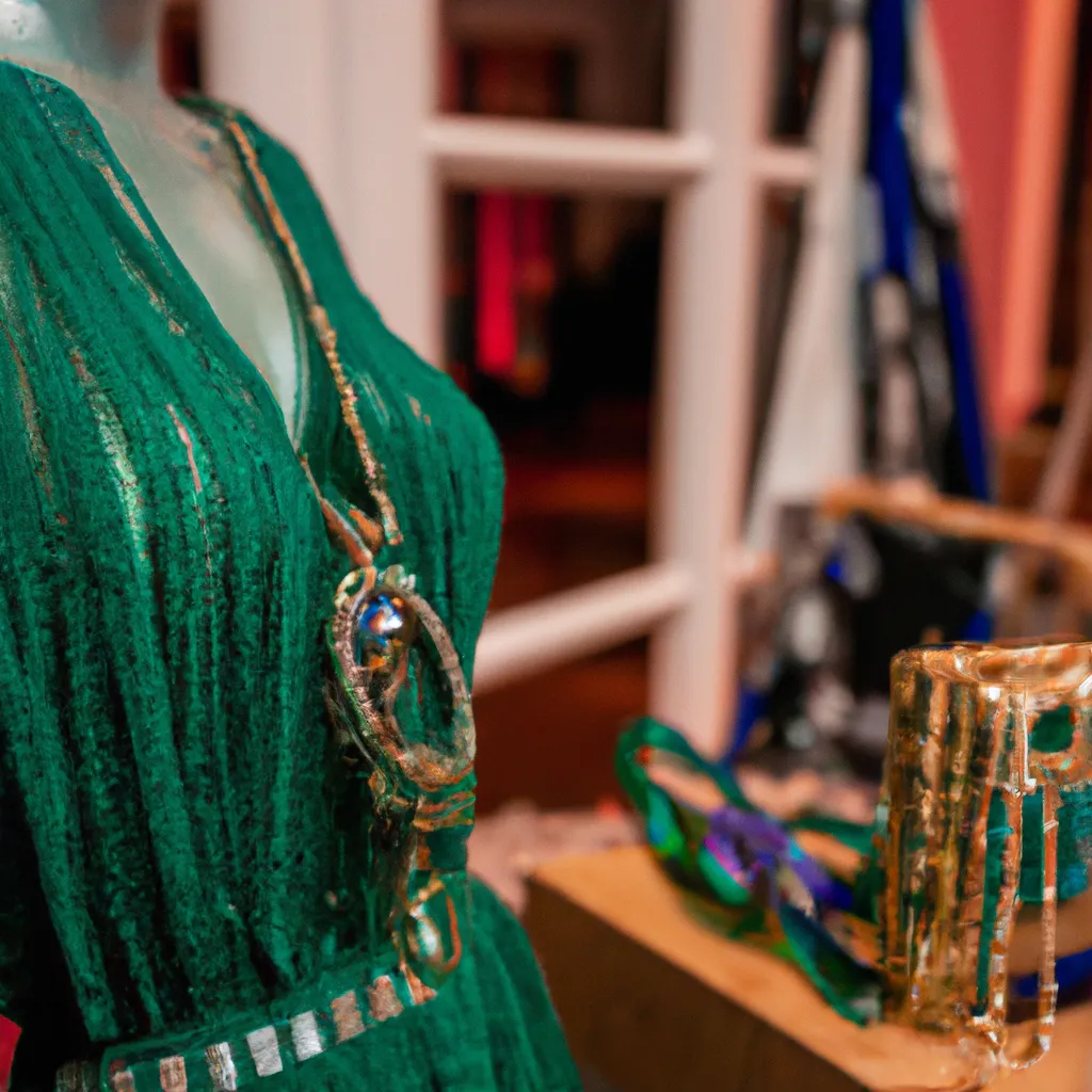 Jakie dodatki do zielonej sukienki?