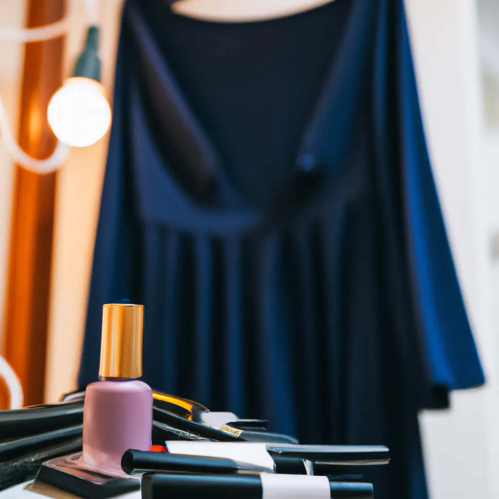 Jaki makijaż do granatowej sukienki?