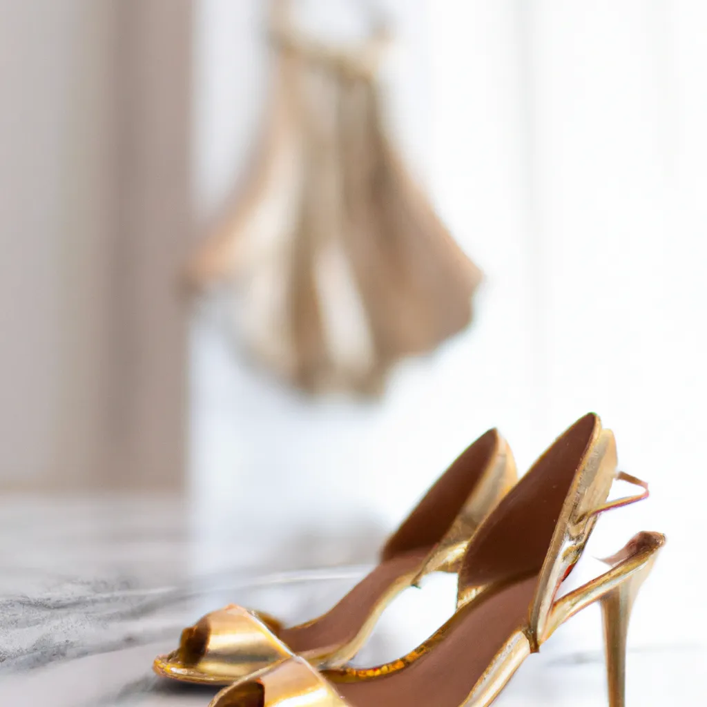 Jakie buty do złotej sukienki?