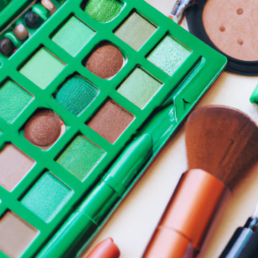 Jaki makijaż do zielonej sukienki?