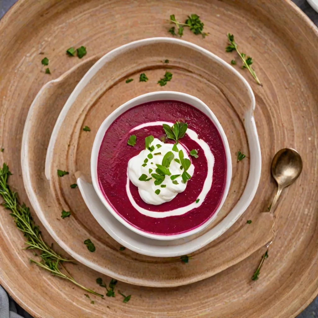 Krem z pieczonych buraków - Przepis na zdrową zupę krem