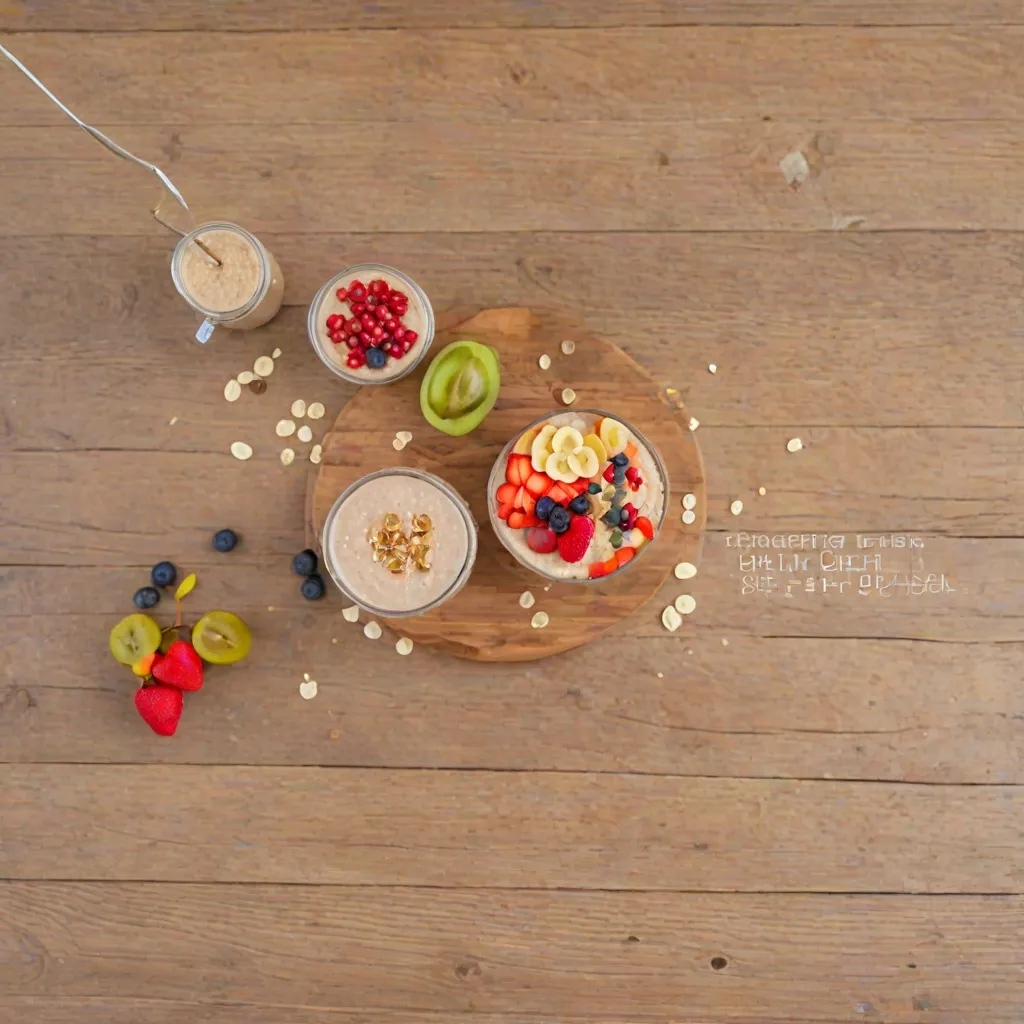 Koktajl z płatkami owsianymi na śniadanie