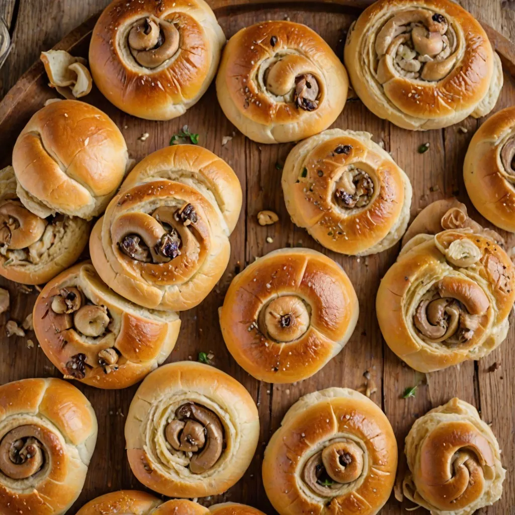 Drożdżowe kapuśniaczki z kiszoną kapustą i grzybami - Przepis na tradycyjne wypieki