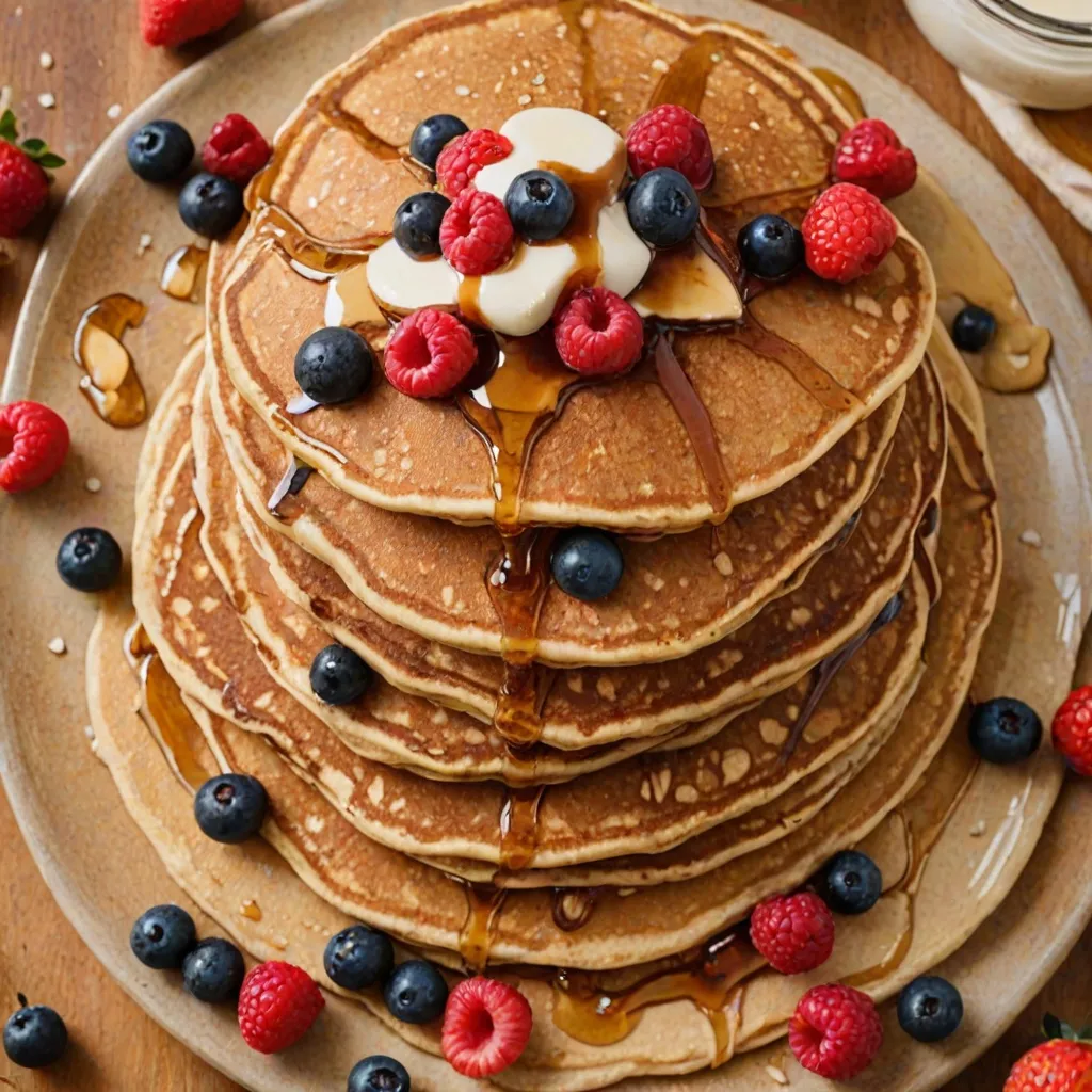 Wegańskie pancakes - Przepis na puszyste naleśniki bez jajek