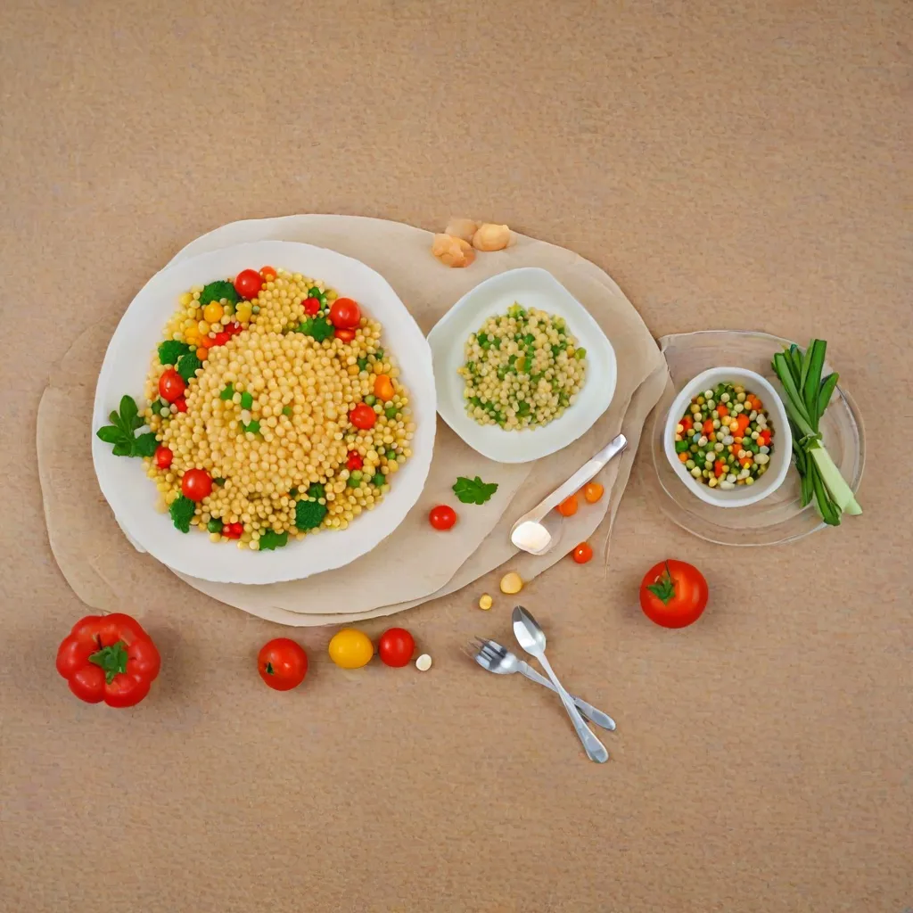 Kuskus perłowy z warzywami - szybki i zdrowy posiłek
