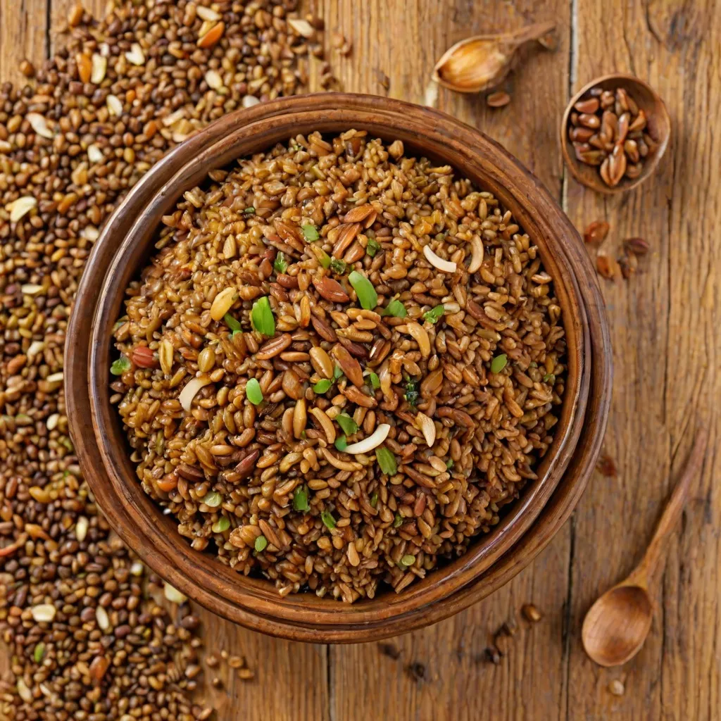 Ryż z soczewicą i karmelizowaną cebulą - mujadara