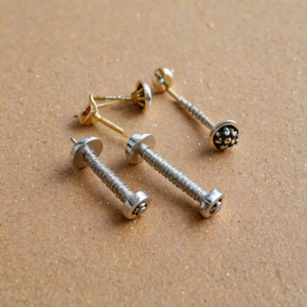 Jak wyczyścić kolczyki wkrętki?