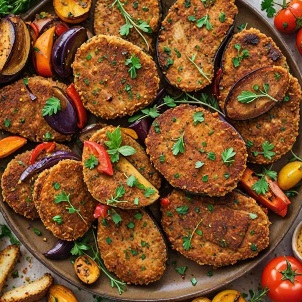 Kotlety z bakłażana - wegański przepis