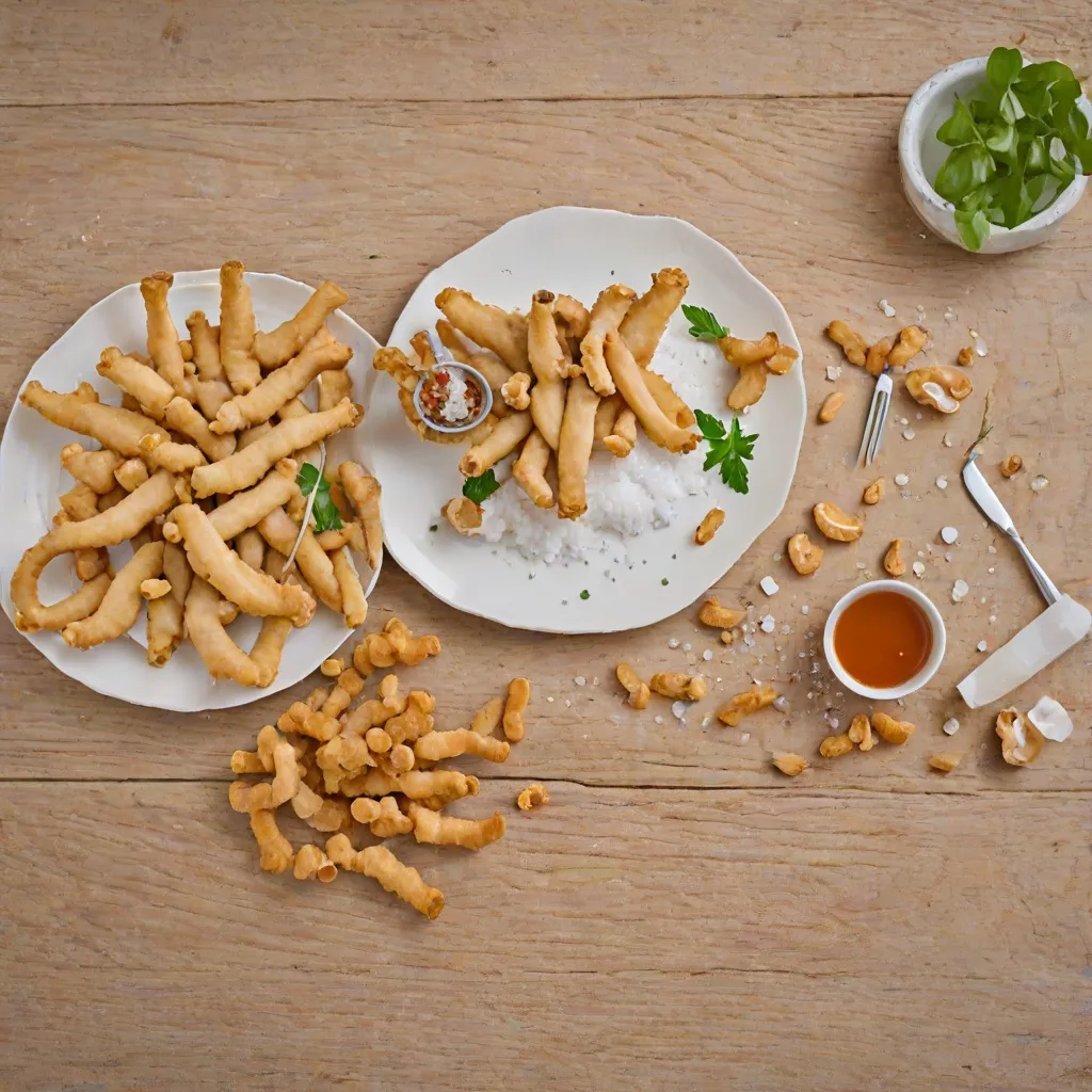 Boczniaki w panierce - wegańska przekąska