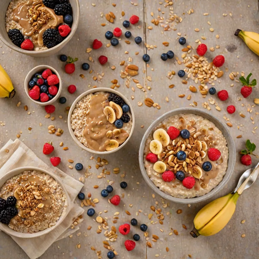 Owsianka z masłem orzechowym - idealne śniadanie