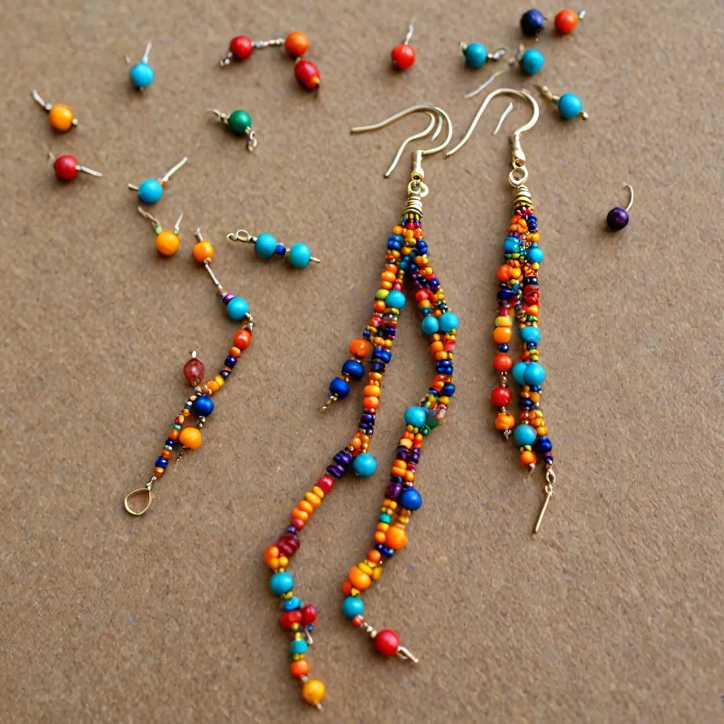 Kolczyki z koralików  - jak zrobić?