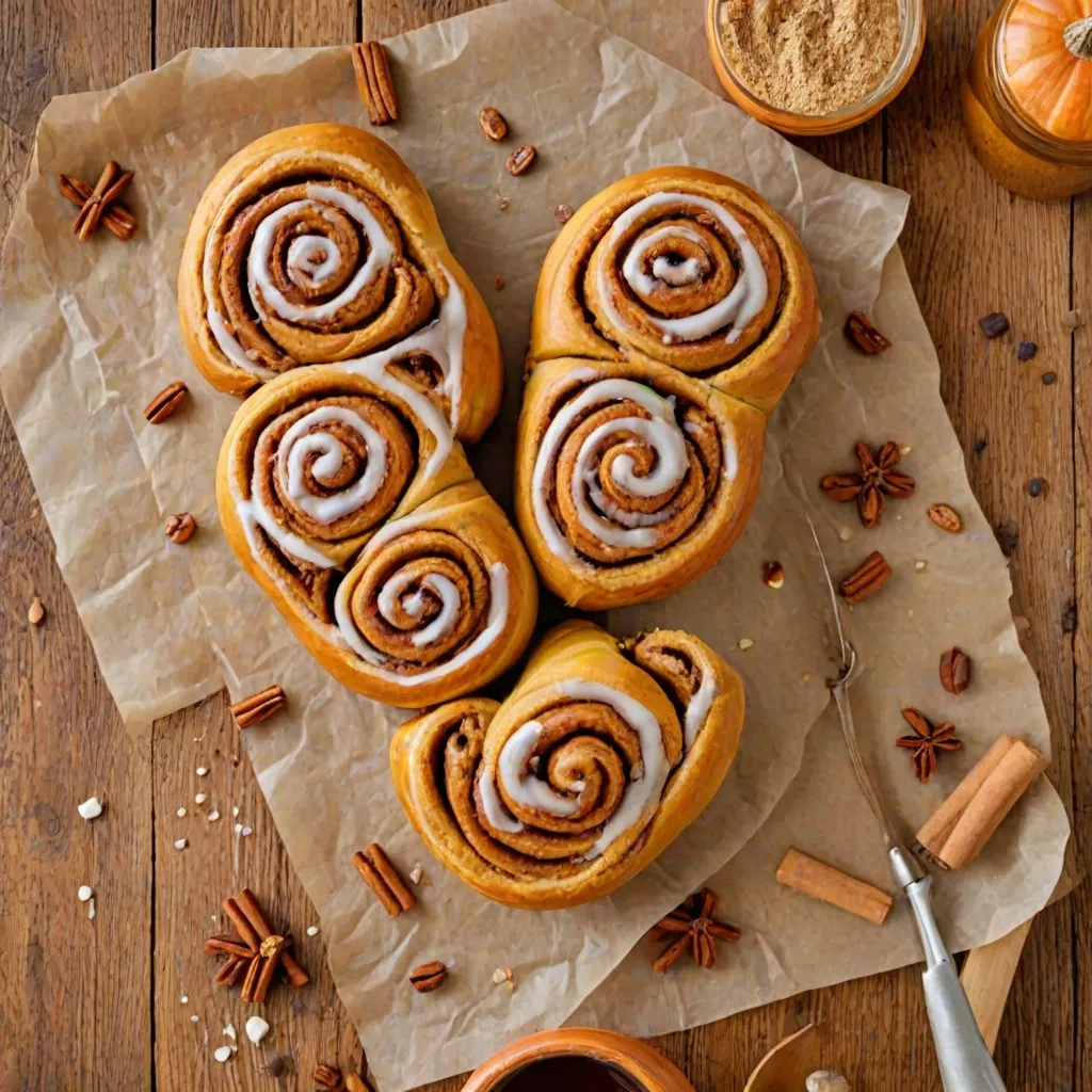Dyniowe cynamonki - Jak zrobić bułeczki cynamonowe z dyni?