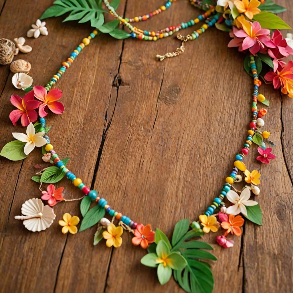 Jak zrobić hawajski naszyjnik z bibuły?