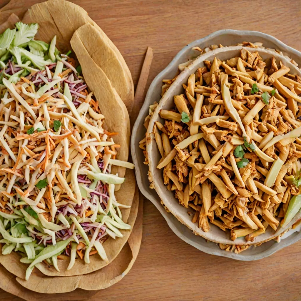 Pulled jackfruit - Przepis na szarpanego chlebowca