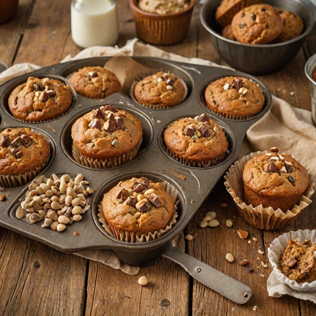 Babeczki proteinowe - Przepis na babeczki z odżywką białkową